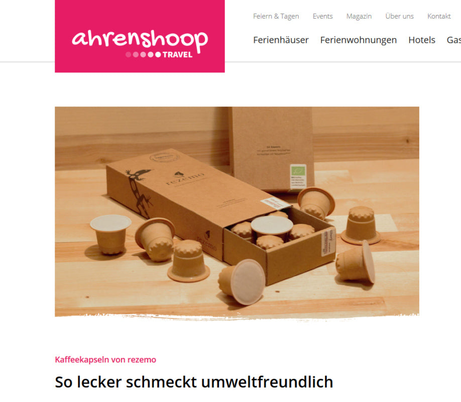 rezemo im Ahrenshoop Travel Magazine