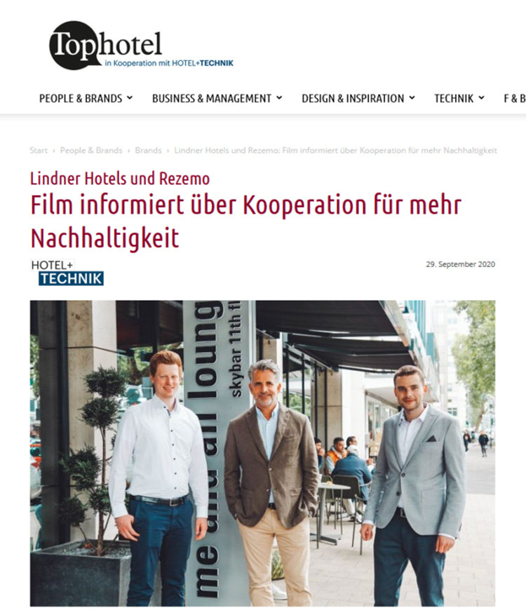 rezemo im Tophotel Fachmagazin